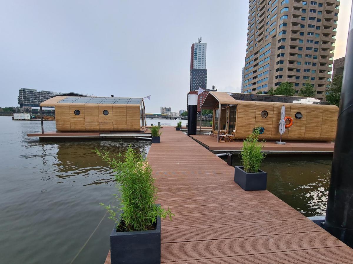 Wikkelboat Nr1 At Floating Rotterdam Rijnhaven Villa Exterior foto