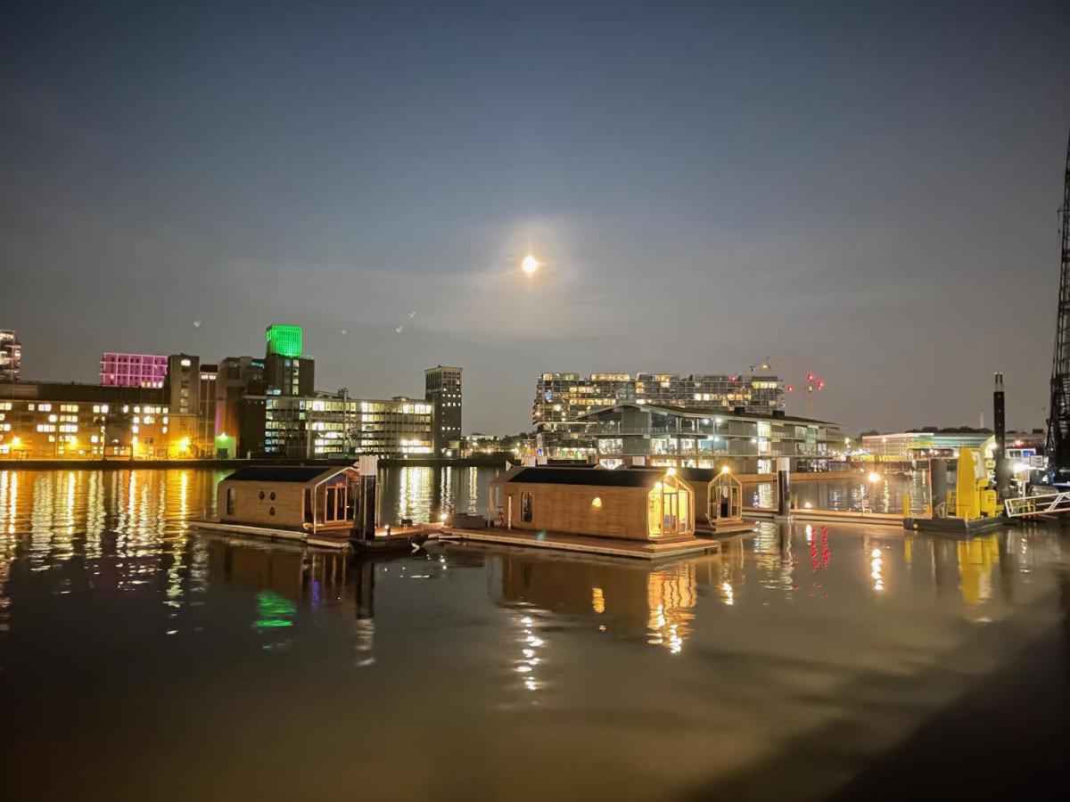 Wikkelboat Nr1 At Floating Rotterdam Rijnhaven Villa Exterior foto