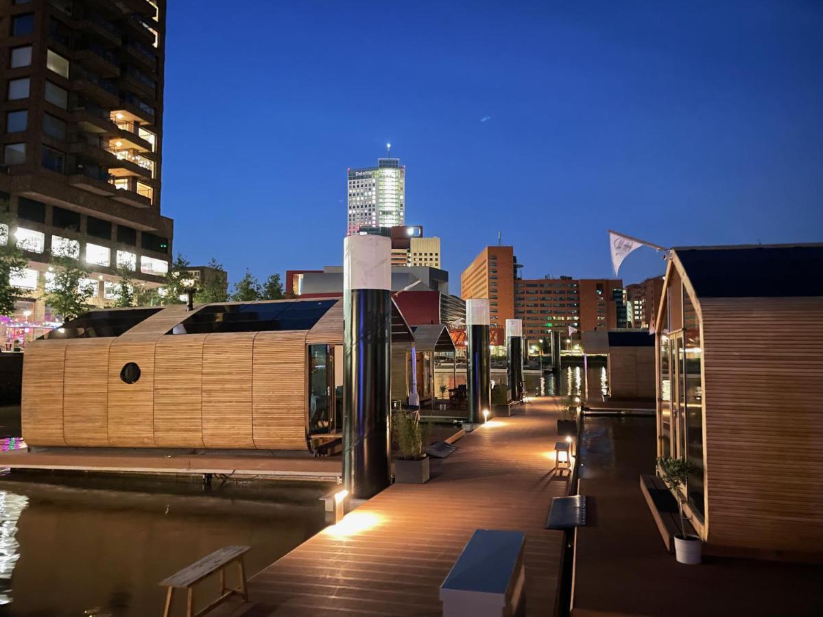 Wikkelboat Nr1 At Floating Rotterdam Rijnhaven Villa Exterior foto